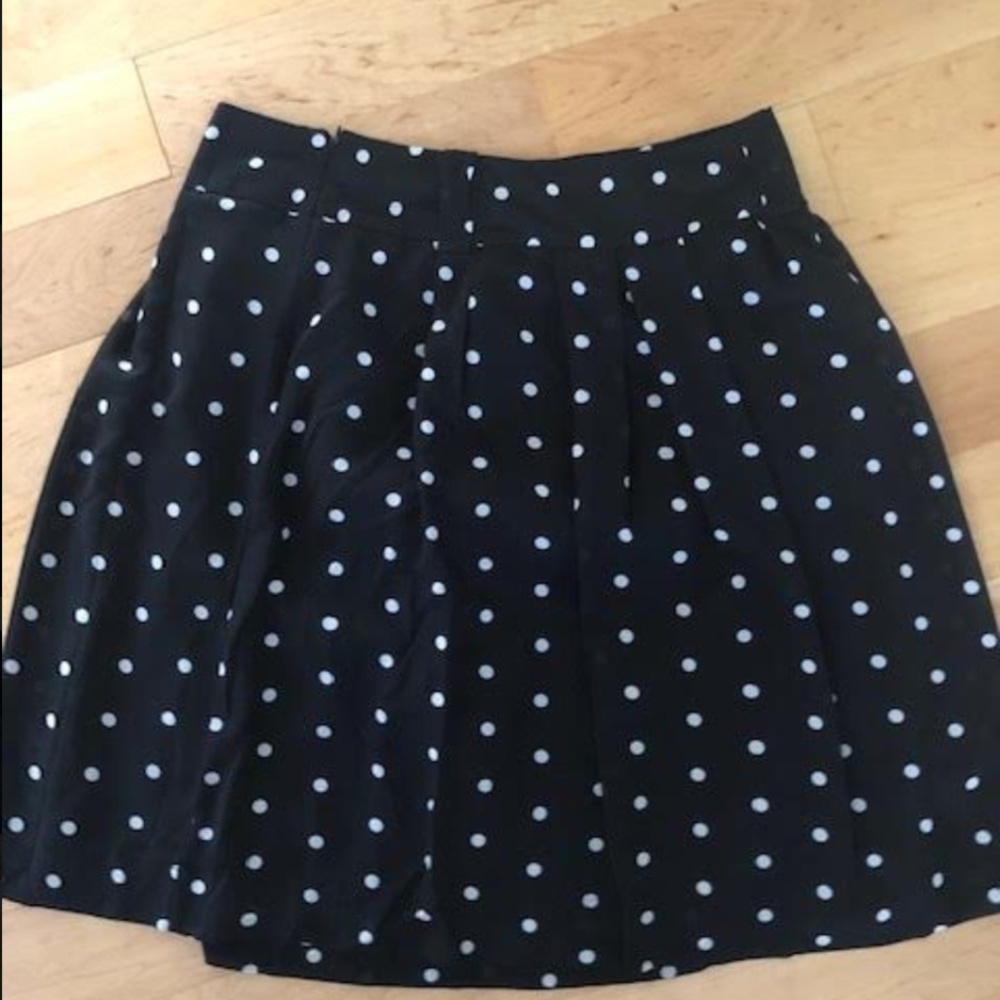 Plus Size Worthington Polka Dot Pleated Skirt